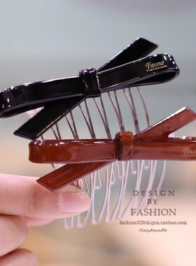 全国25元包邮韩国亚克力发梳插梳可爱头饰卡子刘海梳盘发边夹发插