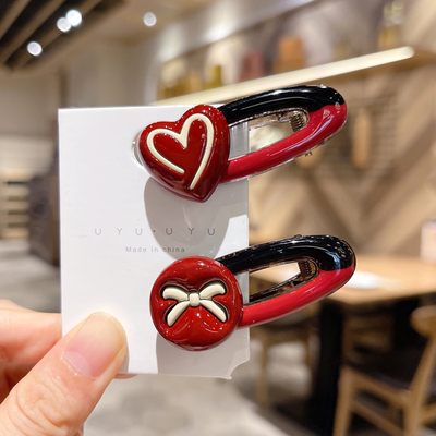 蝴蝶结韩国进口发夹可爱