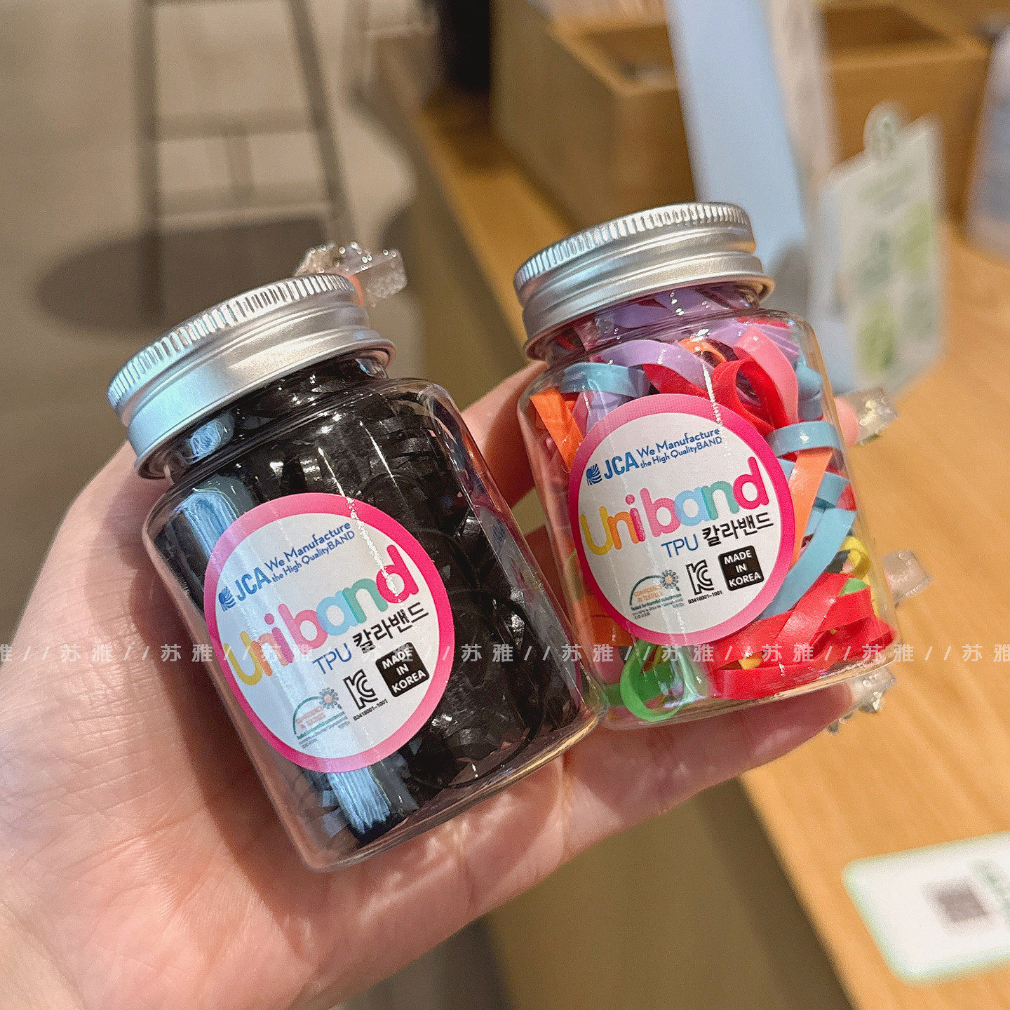 韩国UNIBAND皮筋发饰品 女童扎头发橡皮筋发圈宝宝不伤发发绳罐装,饰品/流行首饰/时尚饰品新,发饰,淘宝优惠券,粉丝福利购,淘宝优惠卷