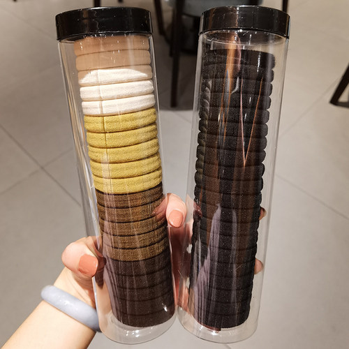 20条高弹力耐用无缝发绳韩国头绳