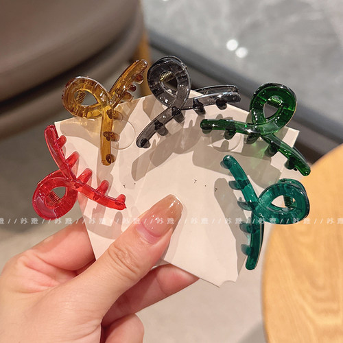 多巴胺果冻感彩色碎发刘海小抓夹