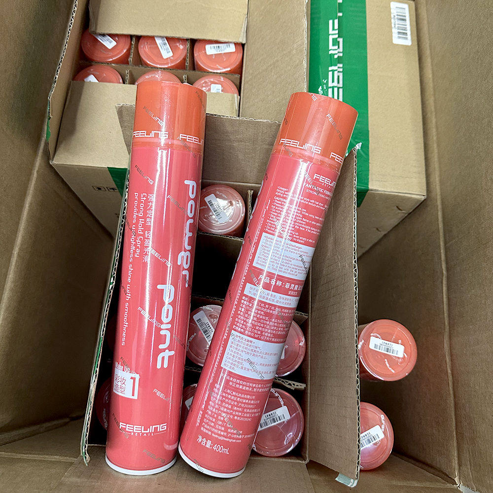 FEELING菲灵干胶发胶正品定型喷雾持久蓬松清香化妆师大瓶400ml