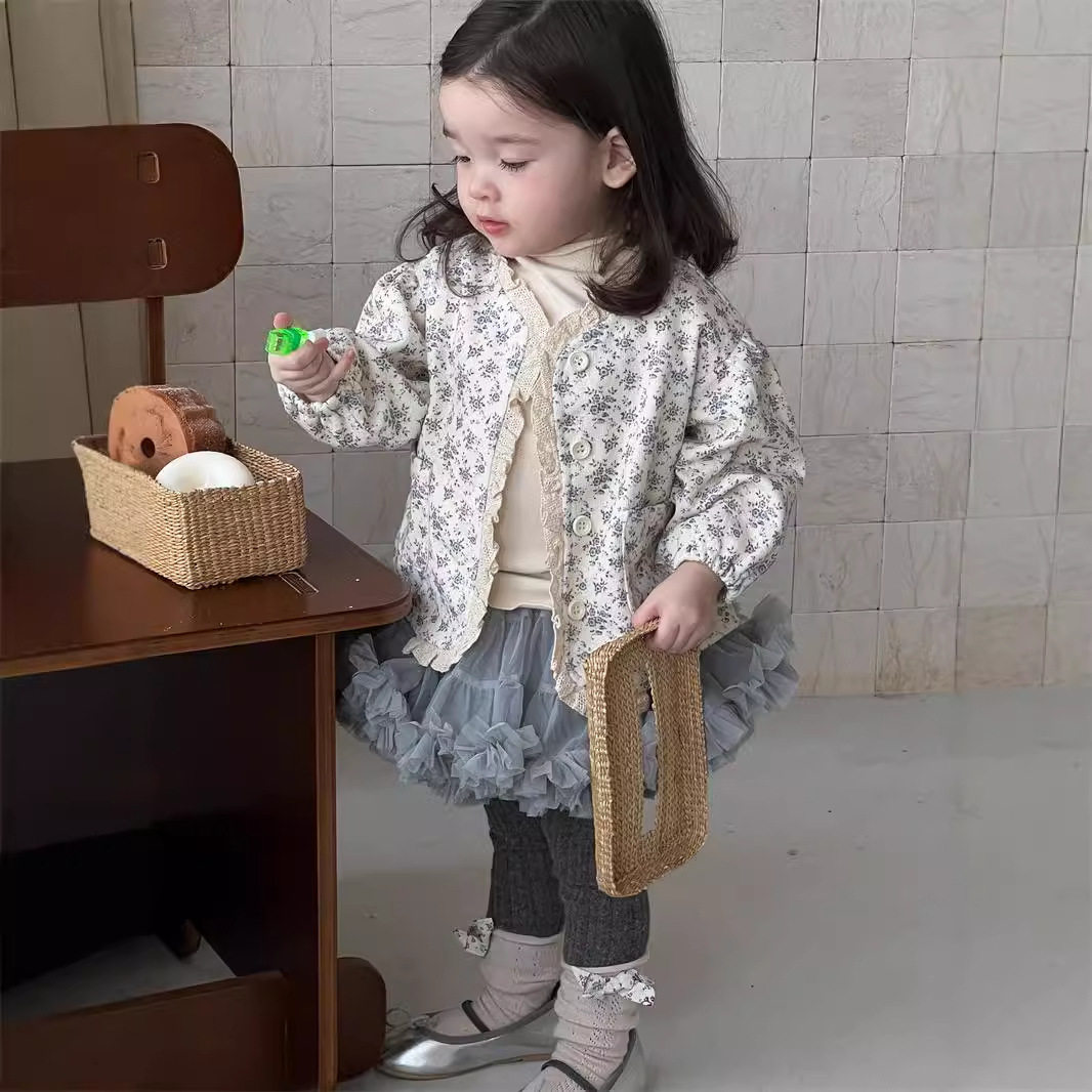 宝宝秋装2025女宝早秋衣服韩版童装女童穿搭套装儿童洋气秋款外套