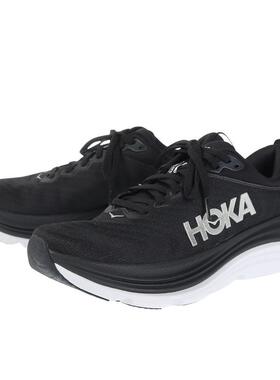 代购Hoka OneOne男士跑步鞋缓震性能稳定支撑耐磨外底慢跑鞋黑色