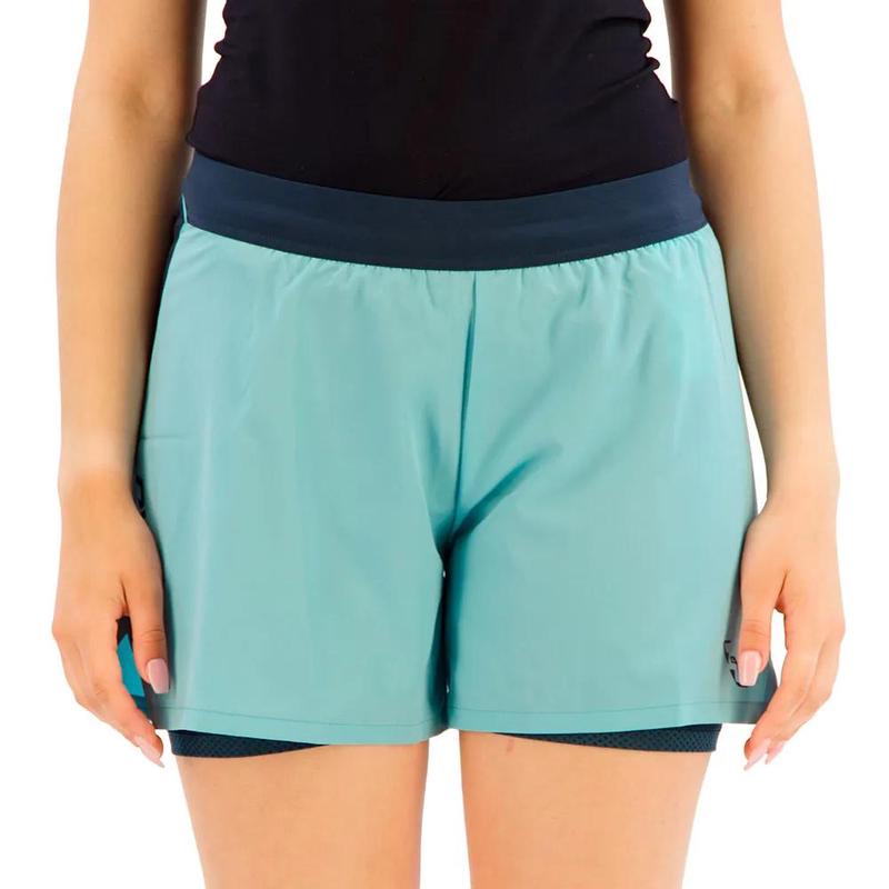 代购dynafit女士速干裤快干透气反光运动短裤短款高腰户外短裤