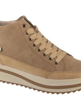 代购rieker女士高帮鞋舒适缓震防滑耐磨轻便透气休闲鞋合成材料