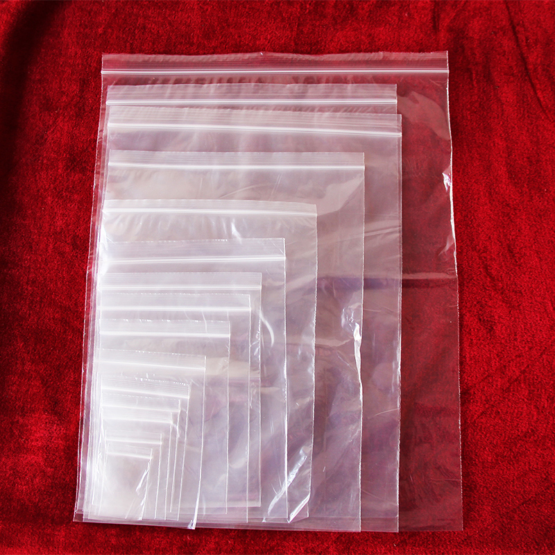 塑料包装袋透明夹链自封袋衣服收纳袋定制印刷30*40CM6丝100支装