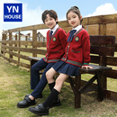 春秋款 幼儿园班服三件套小学生英伦学院风园服儿童校服演出服套装