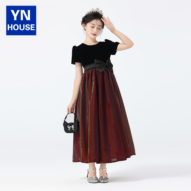 女童晚礼服公主裙轻奢小众高端