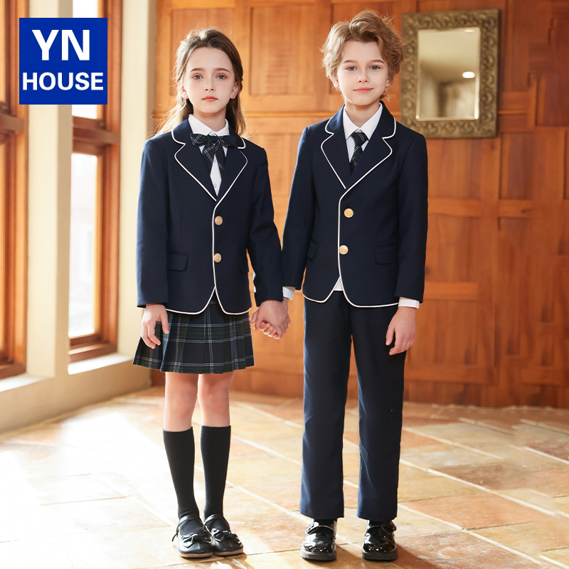 儿童校服西装英伦风小学生班服幼儿园园服贵族学校制服演出服套装
