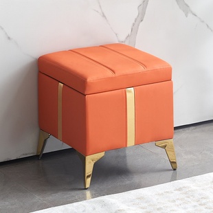收纳凳子储物凳可坐家用门口穿鞋椅试衣间小沙发凳箱多功能换鞋凳
