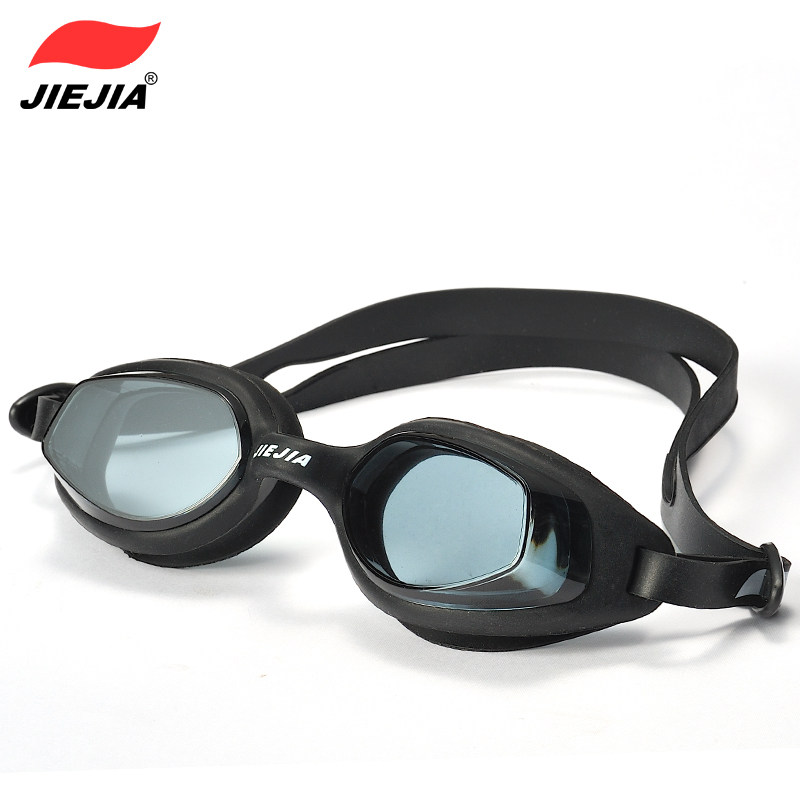 捷佳泳镜男女平光近视游泳眼镜泳帽套装高清成人防雾防水游泳装备