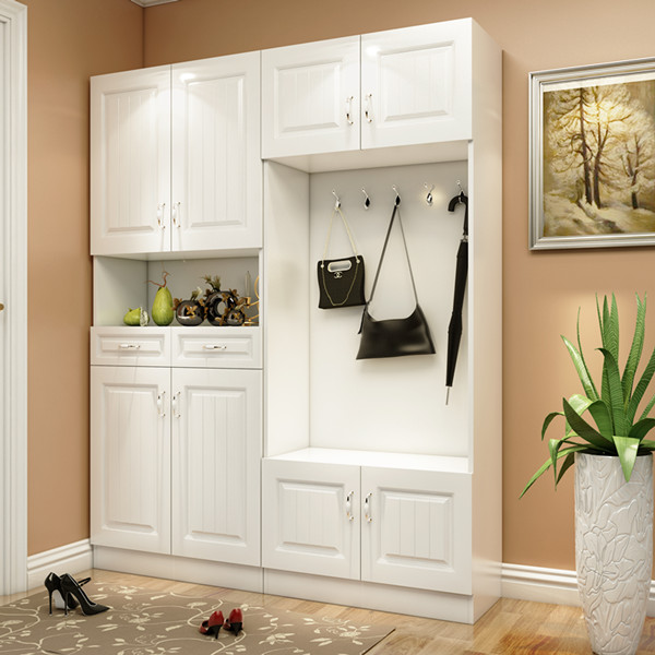 家用门口玄关柜到顶大容量鞋柜