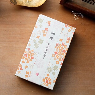 日本龟山和游金木犀桂花微烟线香室内氛围香薰安神愉悦长款盒装