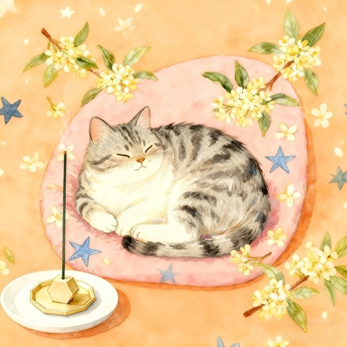 桂花线香净化舒缓宁神香薰试用集