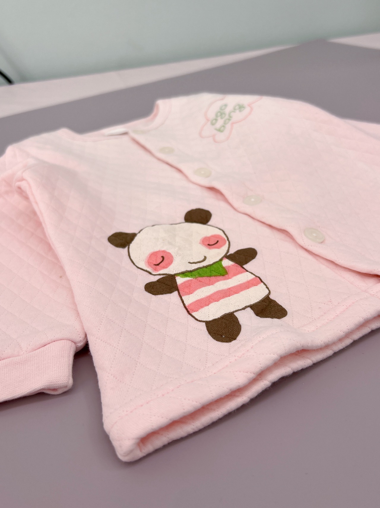 0韩国小卡家纯棉厚实前开门保暖内衣