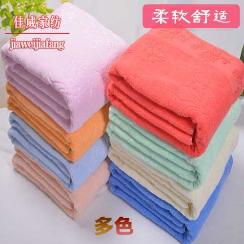 佳威 毛巾被纯棉无捻纱手感柔软加厚大单双人毛巾毯150*200包邮