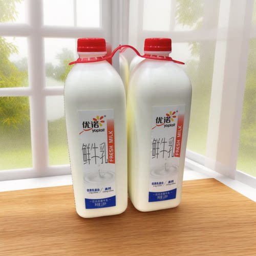 优诺苏州全脂纯牛奶巴氏杀菌