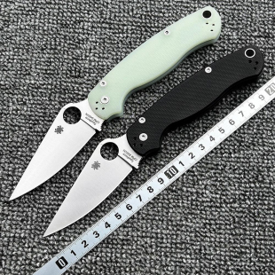 蜘蛛 G10柄折刀户外野营狩猎战术防身高硬度口袋EDC工具刀 C81