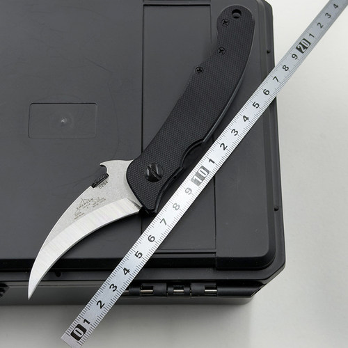 艾默生Elvia G10柄爪刀户外野营狩猎战术防身高硬度口袋EDC工具刀