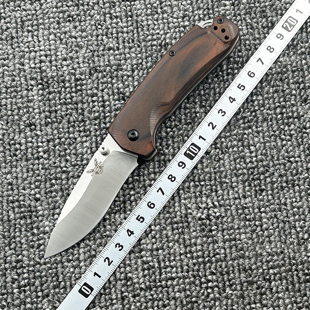 蝴蝶 BM15031-2折刀户外野营狩猎战术防身高硬度口袋EDC工具刀
