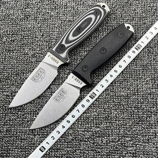 ESEE-3Rowen小直刀高硬度厨房家用户外露营多功能便携式工具刀