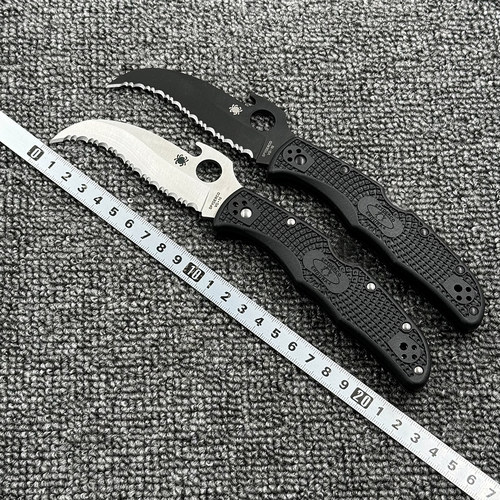 蜘蛛 C12 女王2 文官爪子折刀户外野营狩猎战术防身口袋EDC工具刀