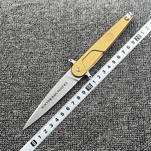 极端武力 BD4折刀户外野营狩猎战术防身高硬度口袋EDC工具刀