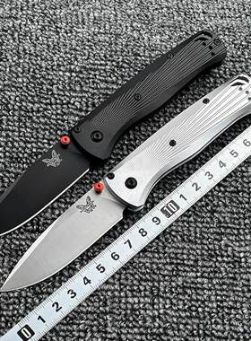 蝴蝶 BM535-4铝合金柄折刀户外野营狩猎战术防身高硬度EDC工具刀