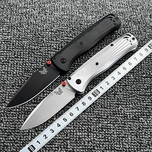 蝴蝶 BM535-4铝合金柄折刀户外野营狩猎战术防身高硬度EDC工具刀