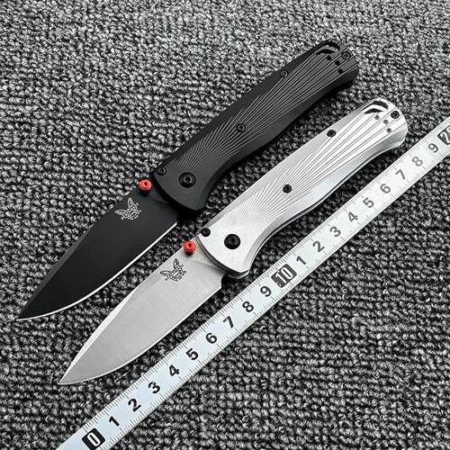 蝴蝶 BM535-4铝合金柄折刀户外野营狩猎战术防身高硬度EDC工具刀