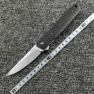 boker博克 碳纤维柄折刀户外野营狩猎战术防身高硬度口袋工具刀