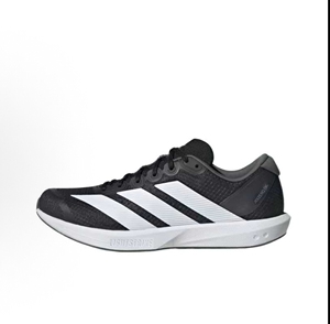 adidas 减震耐磨低帮透气回弹织物防滑耐穿 黑色/云白色 JP6528