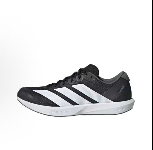 adidas 减震耐磨低帮透气回弹织物防滑耐穿 黑色/云白色 JP6528