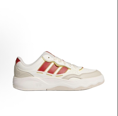 adidas板鞋 运动增高防滑 马年限定/汉玉白/能量红/亮白色 KH9021