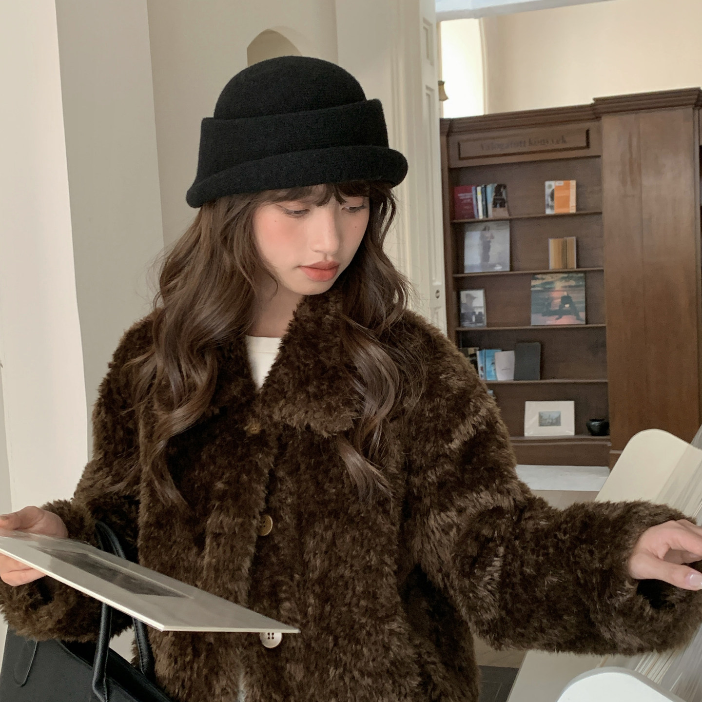 帽子女冬高级感复古礼帽显脸小适合方圆脸贝雷帽2025新款时尚洋气,服饰配件/皮带/帽子/围巾,帽子,淘宝优惠券,粉丝福利购,淘宝优惠卷