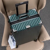 行李箱旅行箱铝框20拉杆箱万向轮24女男学生26耐用密码 28寸皮箱子