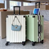 行李箱女拉杆箱2025新款 旅行箱高颜值学生大容量男生密码 箱皮箱子