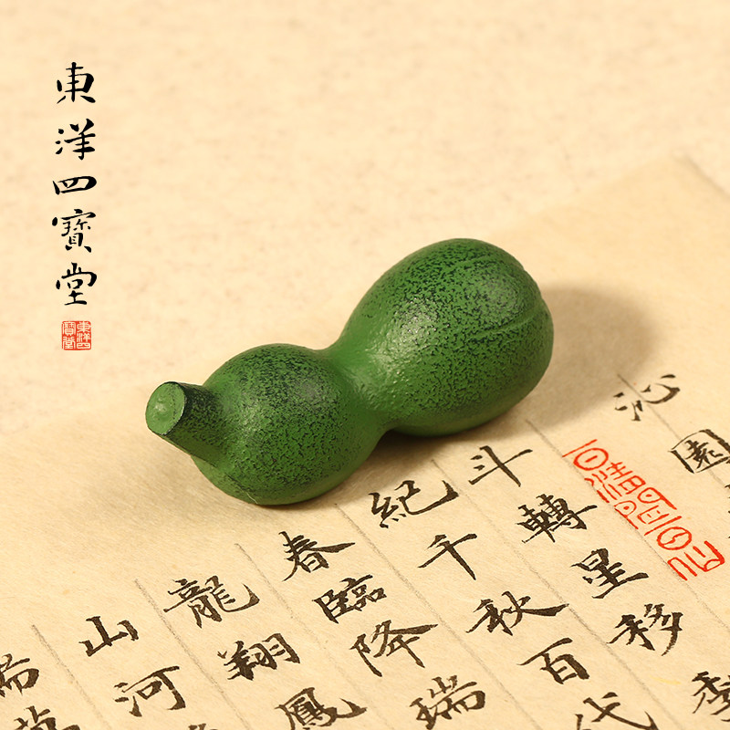 葫芦铸铁镇尺镇纸 创意学生金属文房毛笔书法可爱小摆件压纸压尺,文具电教/文化用品/商务用品,镇纸,淘宝优惠券,粉丝福利购,淘宝优惠卷
