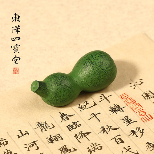 东洋四宝堂葫芦铸铁镇尺