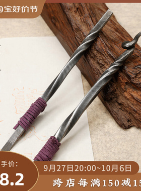 金乙堂龙纹三品手工锻打篆刻刀 龙纹扭花/四海归心/龙纹小品 刻章