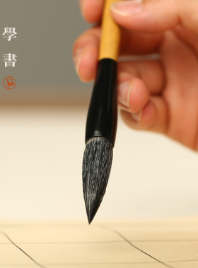 学书毛笔 套装初学者入门大字 毛笔兼毫羊毫 楷书隶书篆书 学生用