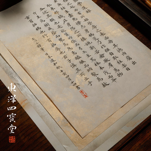 皮道小楷笺纸全熟隶书专用作品
