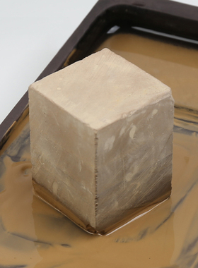 开砚泥砥石 新买砚开砚 泥石打磨开锋 去蜡 清洗砚台实用文房四宝