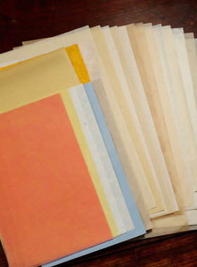 东洋四宝纸样日课纸白凤纸加工纸蔡玉华元书纸蝉翼毛边竹浆