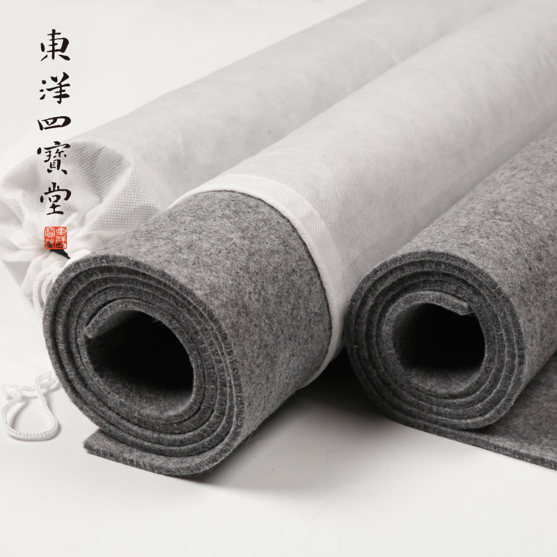 加厚含60%羊毛画毡卷发无痕