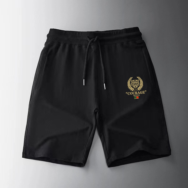 法国公鸡夏季薄款纯棉五分裤男潮牌大裤衩针织休闲裤日系运动短裤