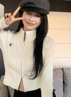 小众修身短款长袖上衣