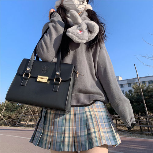 原创校供款式单双肩jk制服包女包