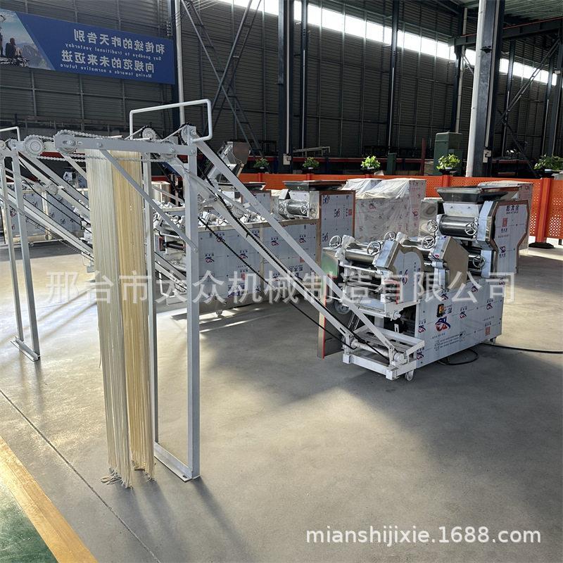 商用自动爬杆挂面机全套生产线小型五组效率多功能压面机图片